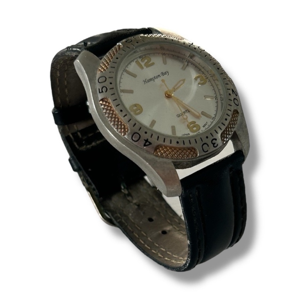 Vintage Hampton Bay GHBGGAA Japan Movement Watch - Needs Battery Replaced